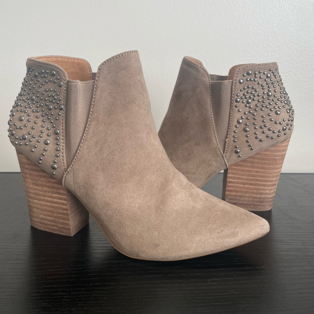 Report Mitchell’s Heeled Studded Bootie
